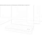 Rectangular shower tray made of enameled steel Marsens