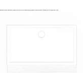Rectangular ceramic shower tray Revetal