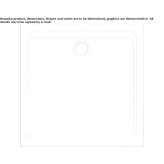 Anti-slip square shower tray Ighiel
