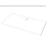 Rectangular acrylic shower tray Partenit