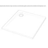 Square acrylic shower tray Partenit