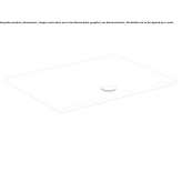 Rectangular, non-slip ceramic shower tray Tayahua