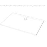 Rectangular acrylic shower tray Partenit