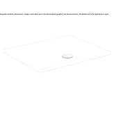 Rectangular, non-slip ceramic shower tray Tayahua