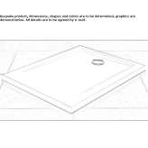Rectangular acrylic shower tray Maglione
