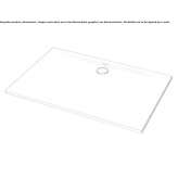 Rectangular acrylic shower tray Partenit