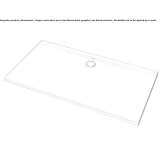Rectangular acrylic shower tray Partenit