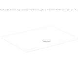 Rectangular, non-slip ceramic shower tray Tayahua