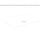 Rectangular, non-slip ceramic shower tray Tayahua