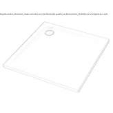 Square acrylic shower tray Partenit