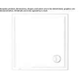 Square acrylic shower tray Saalbach