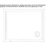 Rectangular acrylic shower tray Saalbach