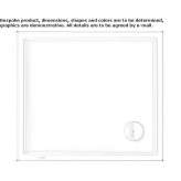 Rectangular acrylic shower tray Saalbach