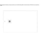 DuraSolid rectangular shower tray Itala