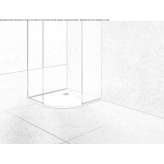 Corner shower tray Bedoin