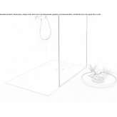 Rectangular shower tray flush with the surface Murton