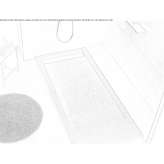 Akron© rectangular anti-slip shower tray Sevignac