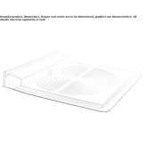 Flush fiberglass shower tray Sampeyre