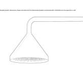Shower head with arm Billinge