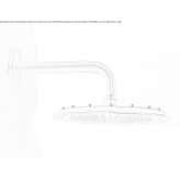 Stainless steel rain shower Dishnice