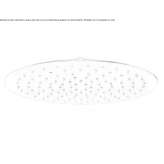 Round stainless steel ceiling mounted shower head Yukon