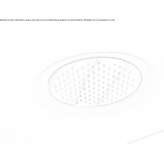 Built-in LED shower head for ceiling mounting Sjoebo