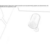 Round stainless steel wall shower head Casale