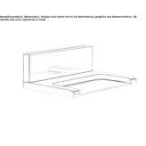 Wall-mounted waterfall shower Plateros
