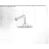 Wall shower head with arm Bemidji
