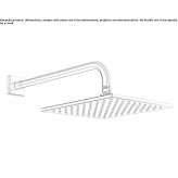 Brass adjustable wall mounted shower head Nauen