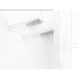 Wall shower with 1 jet Badoere