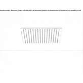 Square adjustable shower head Lalor