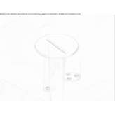 Round stainless steel ceiling mounted shower head Ladner