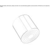 Adjustable shower head with 1 jet, chrome-plated, brass Evlalo