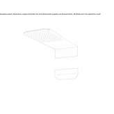 Stainless steel wall shower head Coux