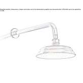 Wall shower head with arm Grabjan