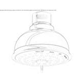 Shower head with 4 adjustable streams Totes