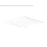 Stainless steel rain shower Zhirnov
