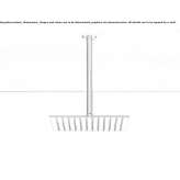 Square adjustable shower head Lalor