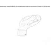 Wall-mounted shower head Lalor