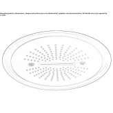 Stainless steel LED shower head with 3 jets and built-in lighting Merum