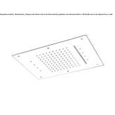 2-jet steel shower head Merum