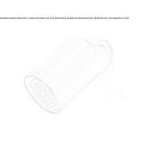 Round metal wall shower head Melres