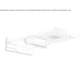 Built-in stainless steel wall mounted waterfall shower Walls