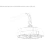 Wall-mounted rain shower with arm Mjaellby