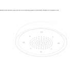Stainless steel mist shower head Polva