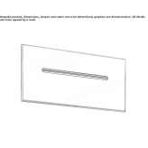Built-in stainless steel waterfall shower Larisa