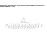 Stainless steel shower head Dualchi