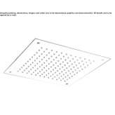 Built-in stainless steel shower Larisa