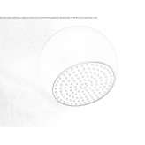 Shower head in chrome-plated brass Cowpen